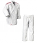 Preview: adidas Judo-Anzug "Quest" weiß/rote Streifen, J690
