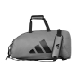 Preview: adidas Sporttasche - Sportrucksack grau Kunstleder