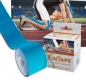 Preview: KinTape Kinesiologie Tape 5 cm x 5 m Rolle - cyan