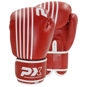 PX Boxhandschuhe SPARRING, PU rot-weiß