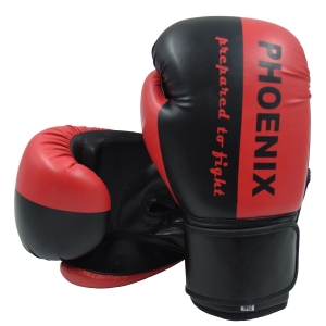 Preview: PX Boxhandschuh "Prepared to Fight" PU s/R