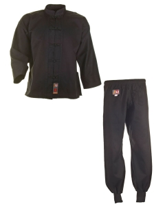 Ju-Sports Kung Fu Anzug schwarz, Cotton