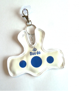 Daedo Mini Body Protector Key Ring "Taekwondo" DE1819 - blau