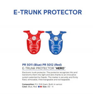 Daedo E-TRUNK PROTECTOR PR 5012 - rot