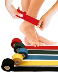 Preview: Sporttape farbig 3,8 cm x 10 m - schwarz