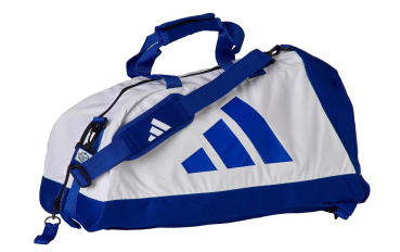 adidas 2 in1 Bag Judo Tasche blau/weiss