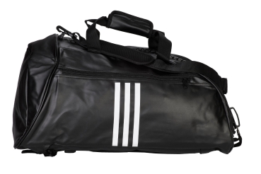 adidas 2in1 Bag "martial arts" black/white PU, adiACC051