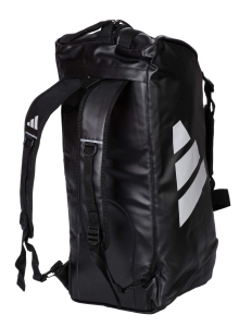 adidas 2in1 Bag "martial arts" black/white PU, adiACC051