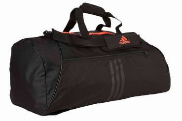 adidas 2in1 Bag "martial arts" black/red Nylon, adiACC052