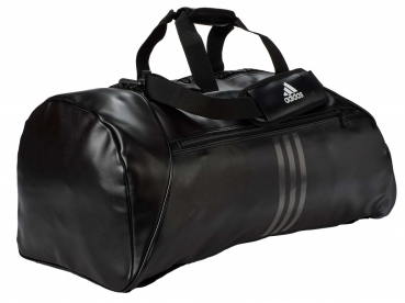 adidas 2in1 Bag "martial arts" black/white PU, adiACC051