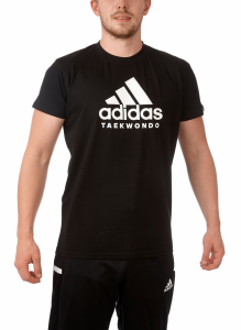 adidas Community line T-Shirt Taekwondo Performance black/white, ADICTTKD