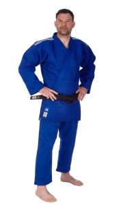 Preview: adidas Judoanzug CHAMPION III IJF - Model 1 blau/weiße Streifen JIJFBS Preview: adidas Judoanzug CHAMPION III IJF - Model 1 blau/weiße Streifen JIJFBS