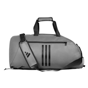 adidas Sporttasche - Sportrucksack grau Kunstleder