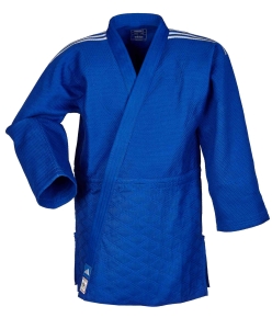 Preview: adidas Judojacke CHAMPION III IJF - Model 1 JIJFB-JAC blau / weiße Streifen Preview: adidas Judojacke CHAMPION III IJF - Model 1 JIJFB-JAC blau / weiße Streifen