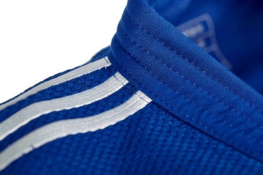 Preview: adidas Judojacke CHAMPION III IJF - Model 1 JIJFB-JAC blau / weiße Streifen Preview: adidas Judojacke CHAMPION III IJF - Model 1 JIJFB-JAC blau / weiße Streifen