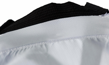 Preview: adidas TKD Anzug ADI Fighter mit Streifen schwarzes Revers