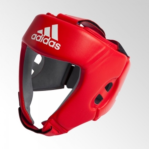 Adidas AIBA Boxing Head Guards - rot