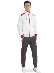 Daedo SLIM FIT TRACKSUIT WHITE/RED/GREY CH 1433