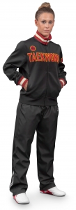 Daedo   Slim Jacket "TAEKWONDO" CH2218 - schwarz