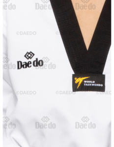 Daedo TA1021 WT Dobok - Black Neck