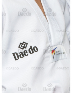 Daedo TA 1011 WT Basic Dobok embroidery