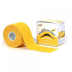 Preview: Nasara Kinesiologie Tape 5 cm x 5 m - gelb