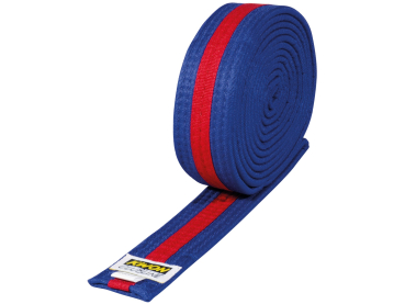 KWON Clubline Soft Gürtel - mehrfarbig - blau-rot-blau