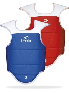 Daedo PE1651Chest Protector Taekwondo Blue / Red Reversible