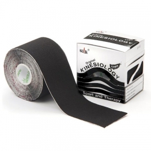 Preview: Nasara Kinesiologie Tape 5 cm x 5 m - schwarz