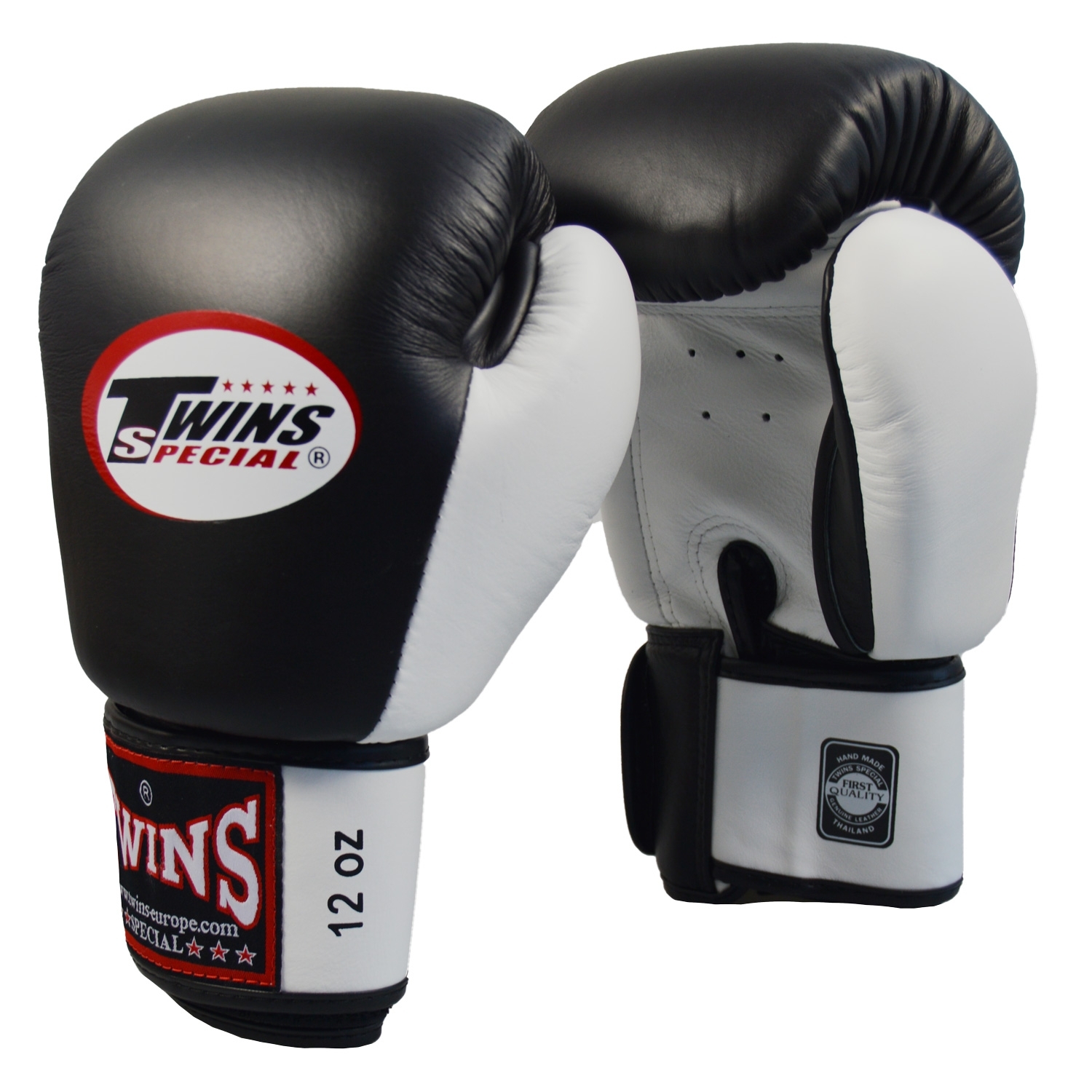 Hattinger Kampfsport Shop - TWINS Boxhandschuh schwarz-weiss