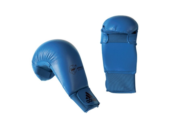 adidas Kumite Faustschutz WKF blau