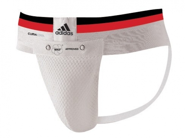 adidas Tiefschutz official WKF "Climacool" weiß