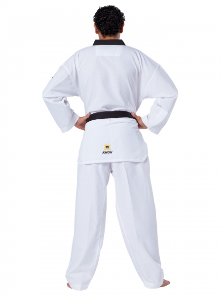 KWON TKD Anzug Fightlite schwarzes Revers