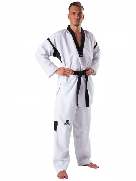 KWON TKD Anzug Revolution Black Mesh