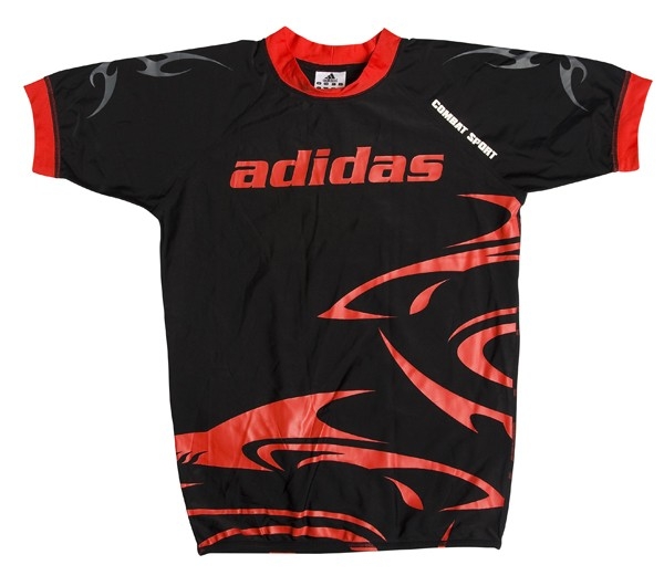 adidas Rashguard "SHARK" schwarz/rot