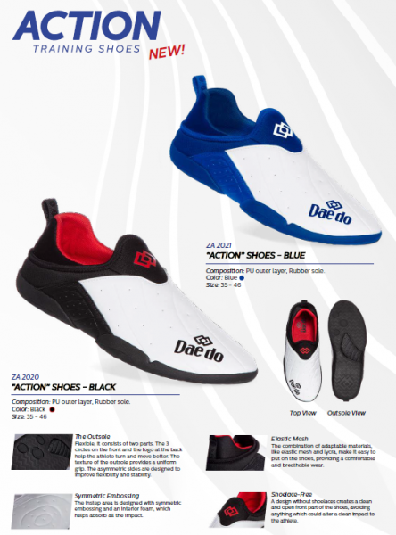 Daedo Blue "action" shoes ZA2021