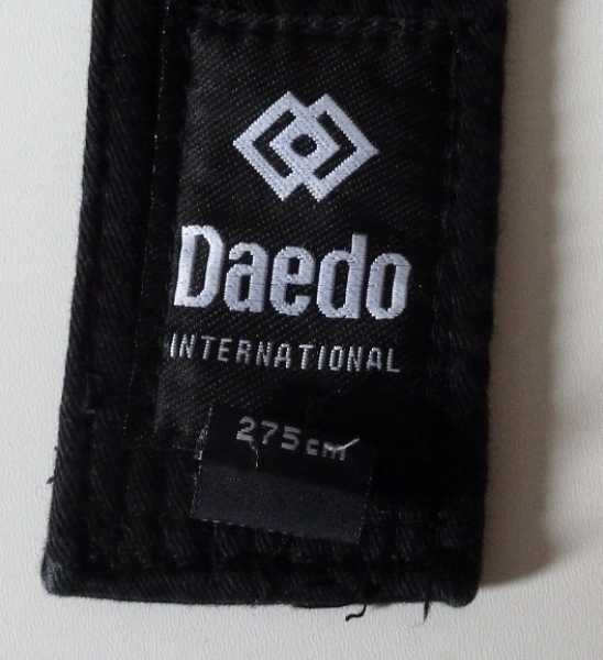 Daedo BLACK BELT MASTER 5CM CINT15313