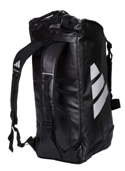adidas 2in1 Bag "martial arts" black/white PU, adiACC051