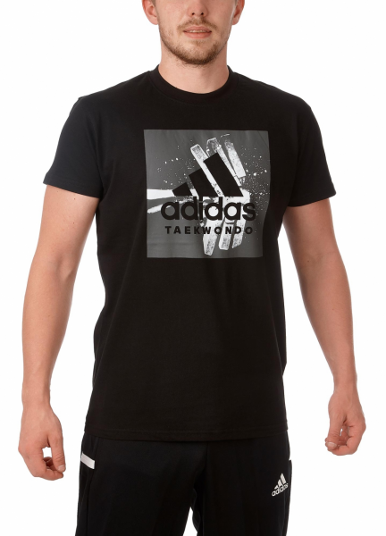 adidas Community line T-Shirt Taekwondo Crash black, ADITGT02