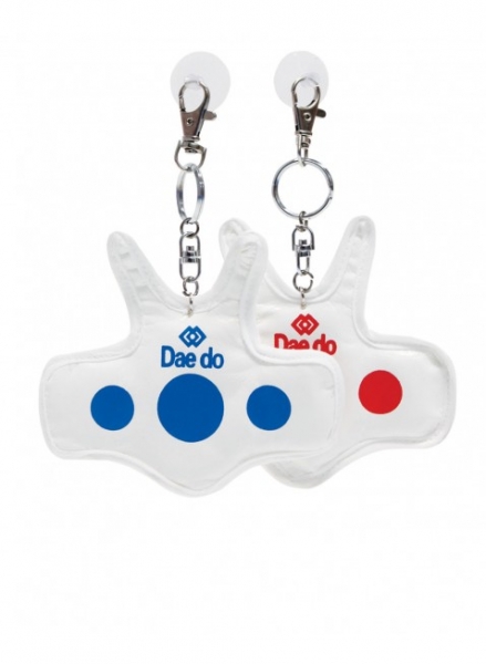 Daedo Mini Body Protector Key Ring "Taekwondo" DE1819 - blau