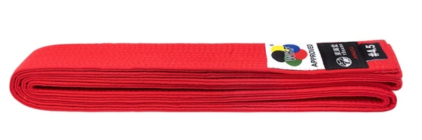 TOKAIDO Karate Wettkampfgürtel - WKF - rot