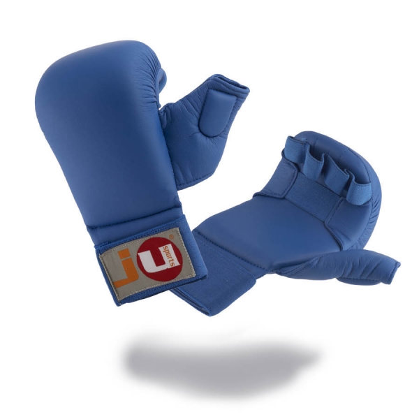 Ju-Sports Karate Handschutz blau mit Daumen