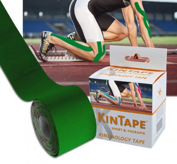 KinTape Kinesiologie Tape 5 cm x 5 m Rolle - grün