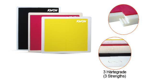 KWON Bruchtestbrett Kunststoff in 3 Härten