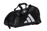 adidas 2in1 Bag "martial arts" black/white PU, adiACC051