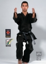 KWON Karate Anzug Traditional schwarz, 12 oz